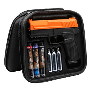 P2P Secure 68P .68 Cal CO2-Powered 6-Shot Launcher Starter Kit
