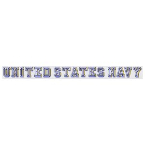 Mylar Decal - United States Navy 18 x1.75 Window Strip