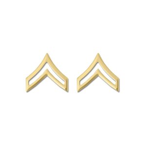 Army Cpl E-4 Pin-on Rank Insignia
