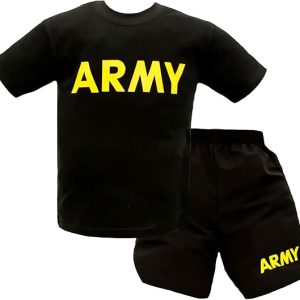 TROOPER Youth Army PT 2PC Short Set