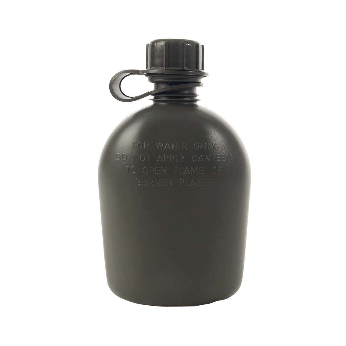 Genuine G.i. 3 Piece 1 Quart Plastic Canteen