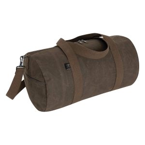 Rothco Waxed Canvas Shoulder Duffle Bag (Brown, 19 inch)
