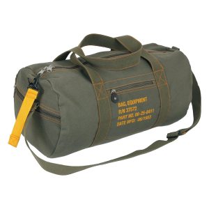 Rothco Canvas Equipment Duffle Bag – Travel and Gym Bag with Heavyweight Cotton Canvas Material