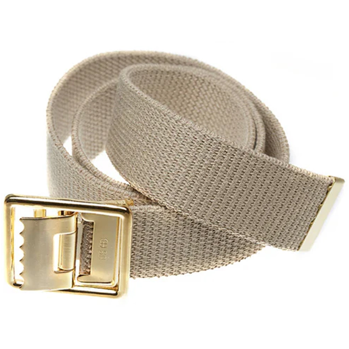 Marine Corps. Web Belt with Solid Brass Buckle and Tip