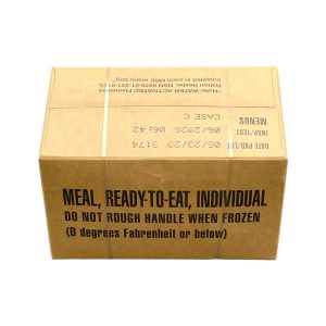 Case (12 Meals) Of Menu C Military Mre's With Heaters