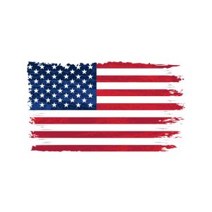 Mylar Decal – Distressed American Flag