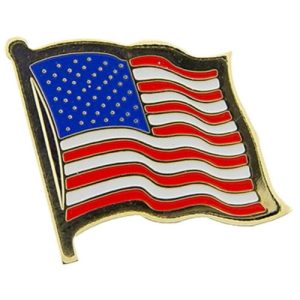 PIN – USA Flag, Wavy (3/4")